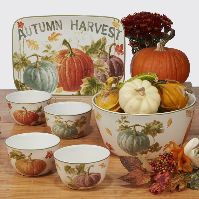 Ensemble de 4 tasses certifiées International Autumn Harvest