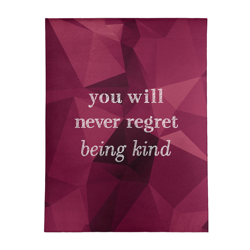 Quotes Chenille Indoor Rug, Rectangle 5' x 7'