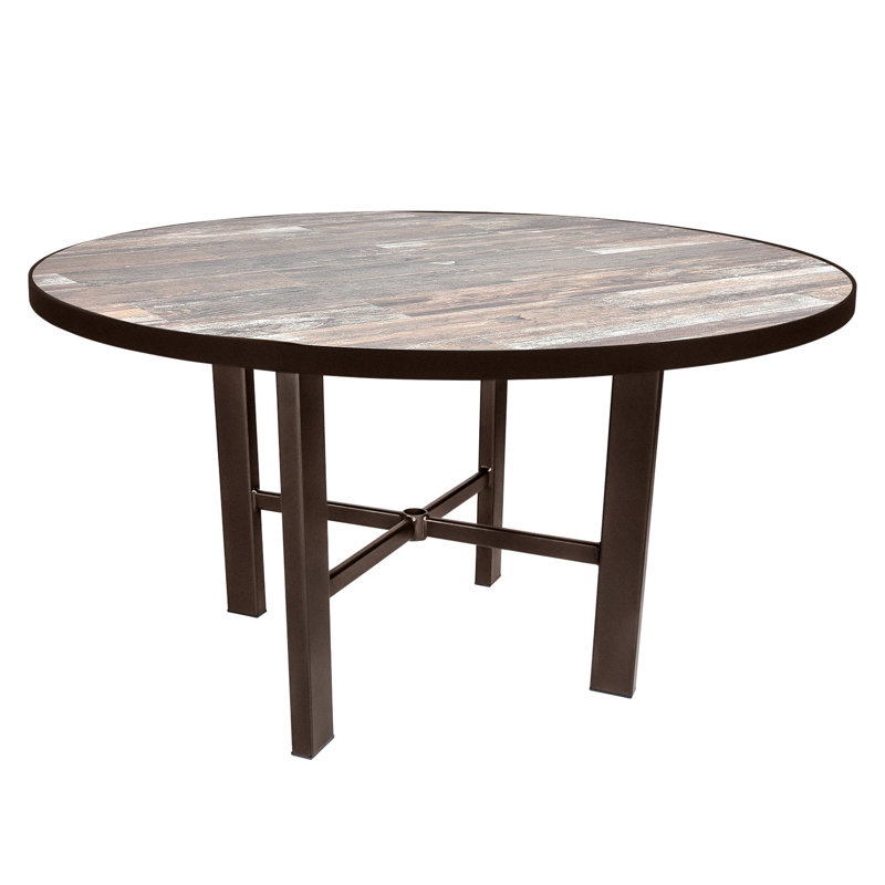 Tables Outdoor Round Bar Table, Urban Shift, Carbon Black, 29.5" H x 54" W x 54" D