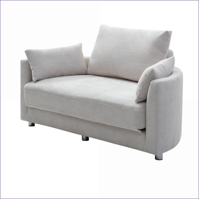 Canapés | Canapé-lit 3 en 1 pliable | Méridienne convertible / Matelas | pour balcon / salon | Beige | Lin