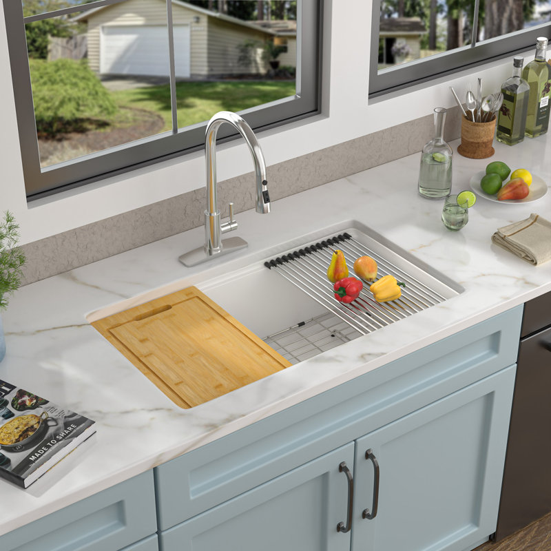 33'' L Single Bowl Quartz Kitchen Sink