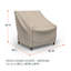 Housse de chaise de patio résistante à l'eau Miguel-2133766649