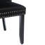 Miya Upholstered Velvet Dining Chair Button Tufted with Brushed Wood Legs Kitchen Lounge Chairs-663861865-663861655-663861652