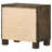 Rustic Golden Brown 2-Drawer Nightstand