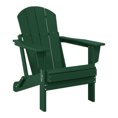 Vinnie Weather-Resistant Foldable Outdoor Adirondack Chair