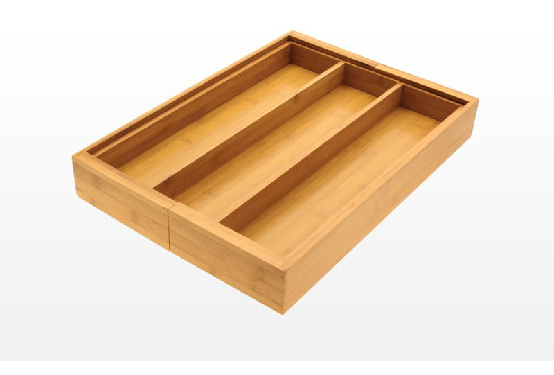 Bamboo Flatware Caddy