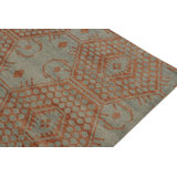 Distressed Homage Handmade Kilim Wool Geometric Area Rug