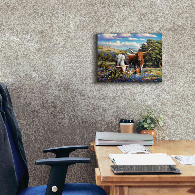 «Living Legends» par R. Hed, art mural sur toile, L 16 po x H 12 po x P 0,75 po