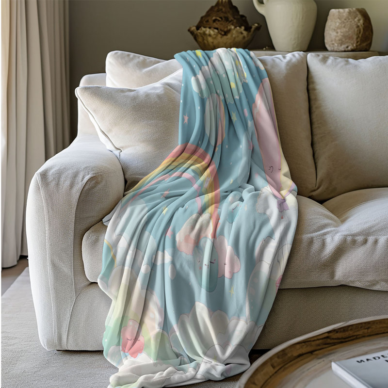 Ballon d'extravagance - couverture Sherpa de qualité supérieure 1 pièce, L 50 po x L 60 po