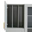 Grand garde-manger moderne avec 6 portes, armoire de rangement l 53,2 po x l 17,7 po avec tiroirs, tablettes réglables, plateaux coulissants et support à vin pour la salle à manger, vert-847164746