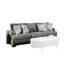 Canapé Lewis avec 4 coussins décoratifs, 92 pouces, polyester-108470636