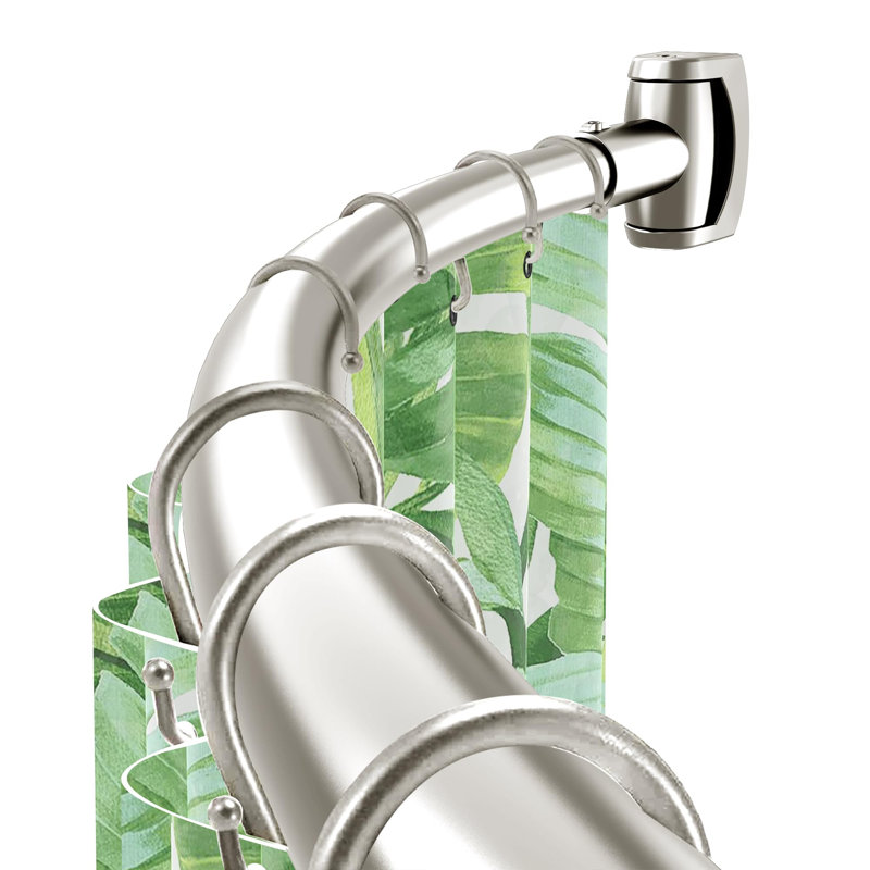 188cm Curved Wall Shower Curtain Pole
