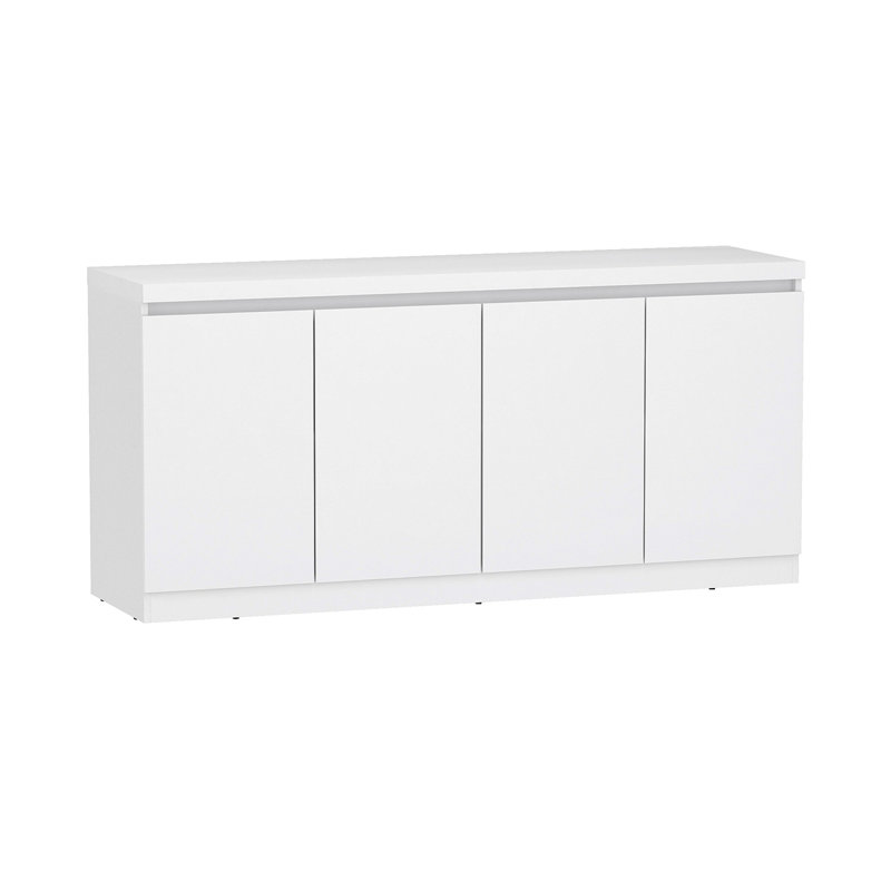 Buffet viennois de 62 po en blanc