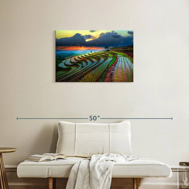 Alvord Chiang Mai Terraced Field, 20" H x 30" W