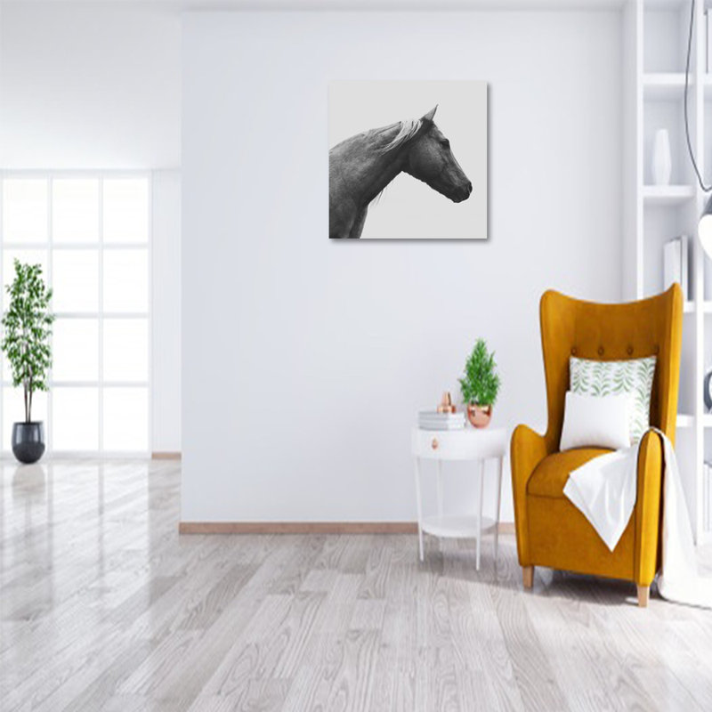 Dans l'horizon - Peinture, H 24 po x l 24 po x P 1,5 po, Aluminium