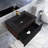 Modern Wall Mounted Striped Bathroom Vanity With Sink And Soft-Close Drawer-1120624481