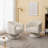Murrow Velvet Swivel Barrel Chair-409425027