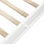 Lit de jour simple en bois avec lit gigogne simple (blanc)