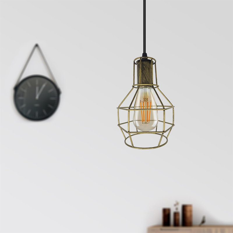 Anthonio 1 - Light Brushed Brass Pendant