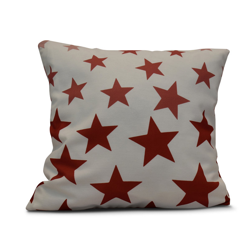 Housse de coussin Funky Junky, 20 po x 20 po, Rouge