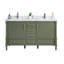 Ensemble de meuble-lavabo double 60 po Flavell