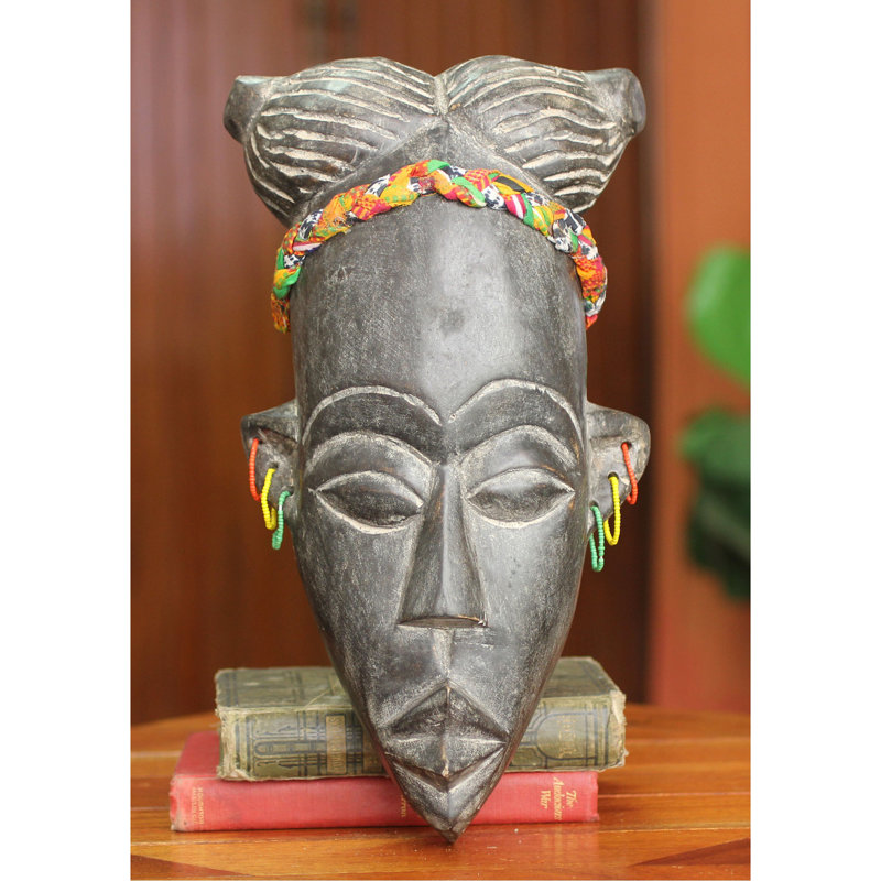 Décoration murale Masque africain fait à la main Floresha
