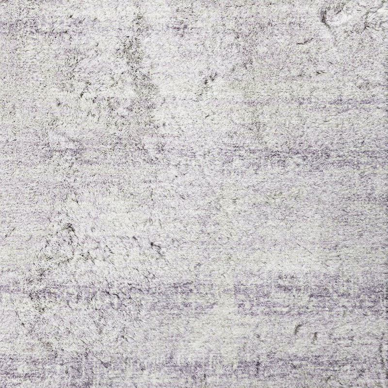 Tapis moderne Dream Shag ADS747, lavable à la machine de qualité supérieure, Lavender, 10 pi x 14 pi