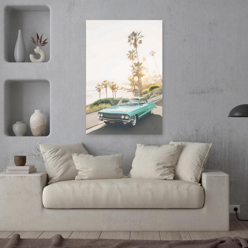 Art mural contemporain classique Malibu, H 36 po x l 24 po