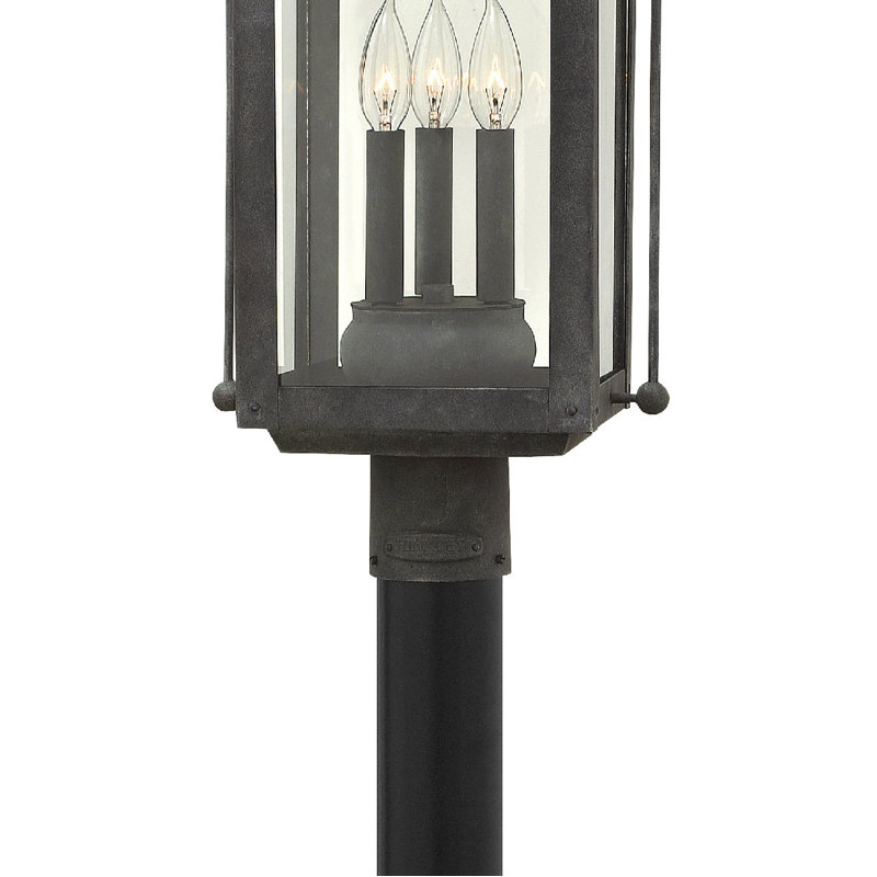 Anchorage 3-Light Lantern Head, Aged Zinc