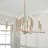 12 - Light Dimmable Modern Linear Chandelier
