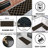 Multi-Size Wool-Effect Classic Arabesque Kitchen Runner Mat, Low-Profile, Stain-Resistant, Non-Slip-90644706-90644705