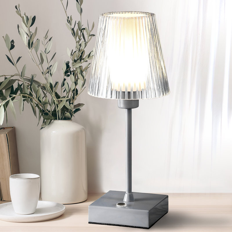 Zuria Metal Desk Lamp, Gray