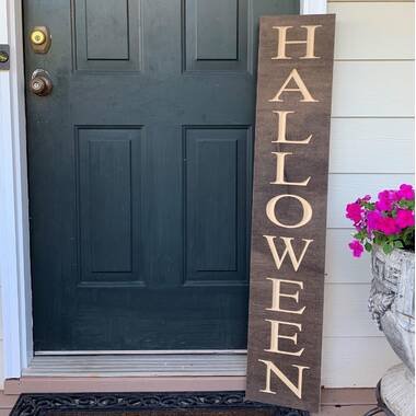 39 Halloween “unwelcome Porch Sign With Spider Webs : Target