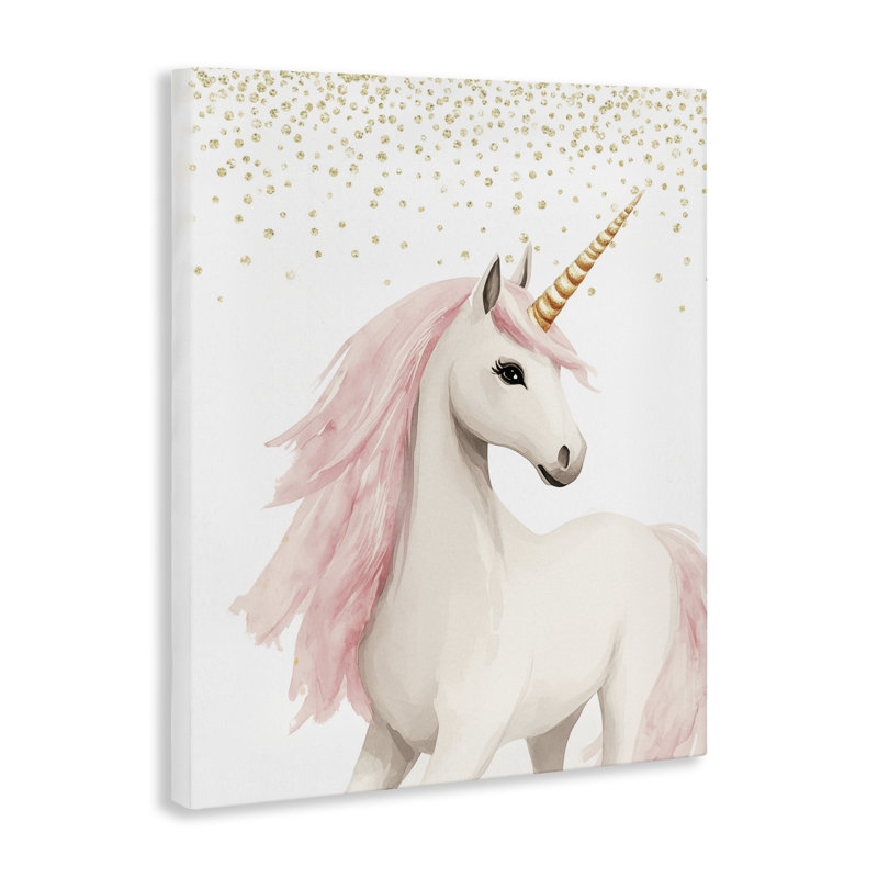 Princesse des rêves, toile de licorne, conception par Christine Simpson Art, H 20 po x l 16 po