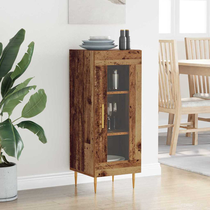 34.5cm Sideboard, Old Wood