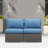 Adalae 25.2'' Wide Loveseat with Cushions-1829344933