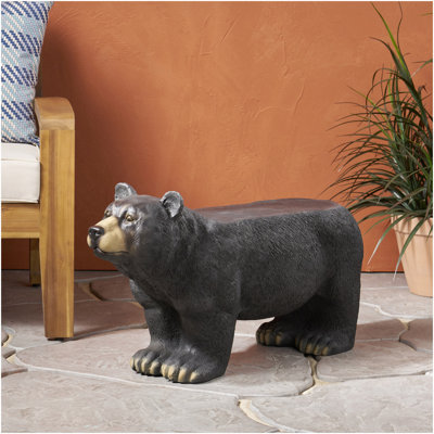 Banc d'extérieur en béton, banc d'extérieur, noir mat + noir MGO BEAR
