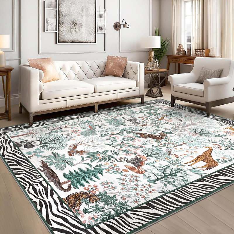 Tapis 9 pi x 12 pi Lavable
