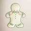 Lenox Gingerbread Man Bread and Butter Plate