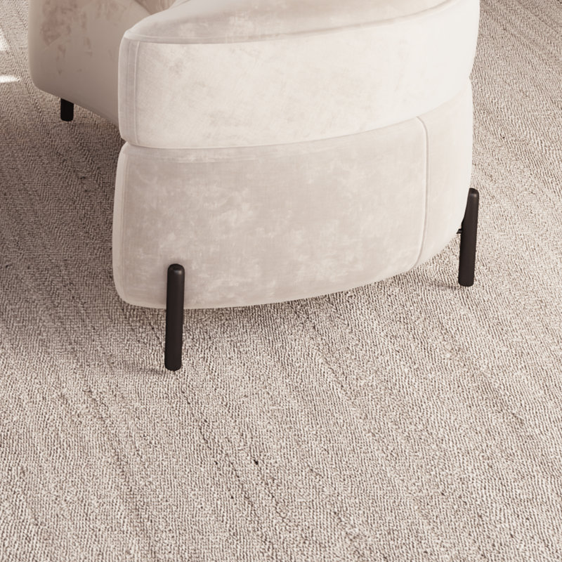 Repose-pieds de rangement l 33,9 po, Beige