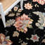 Tapis noir en laine crocheté à la main Hollander-21274255
