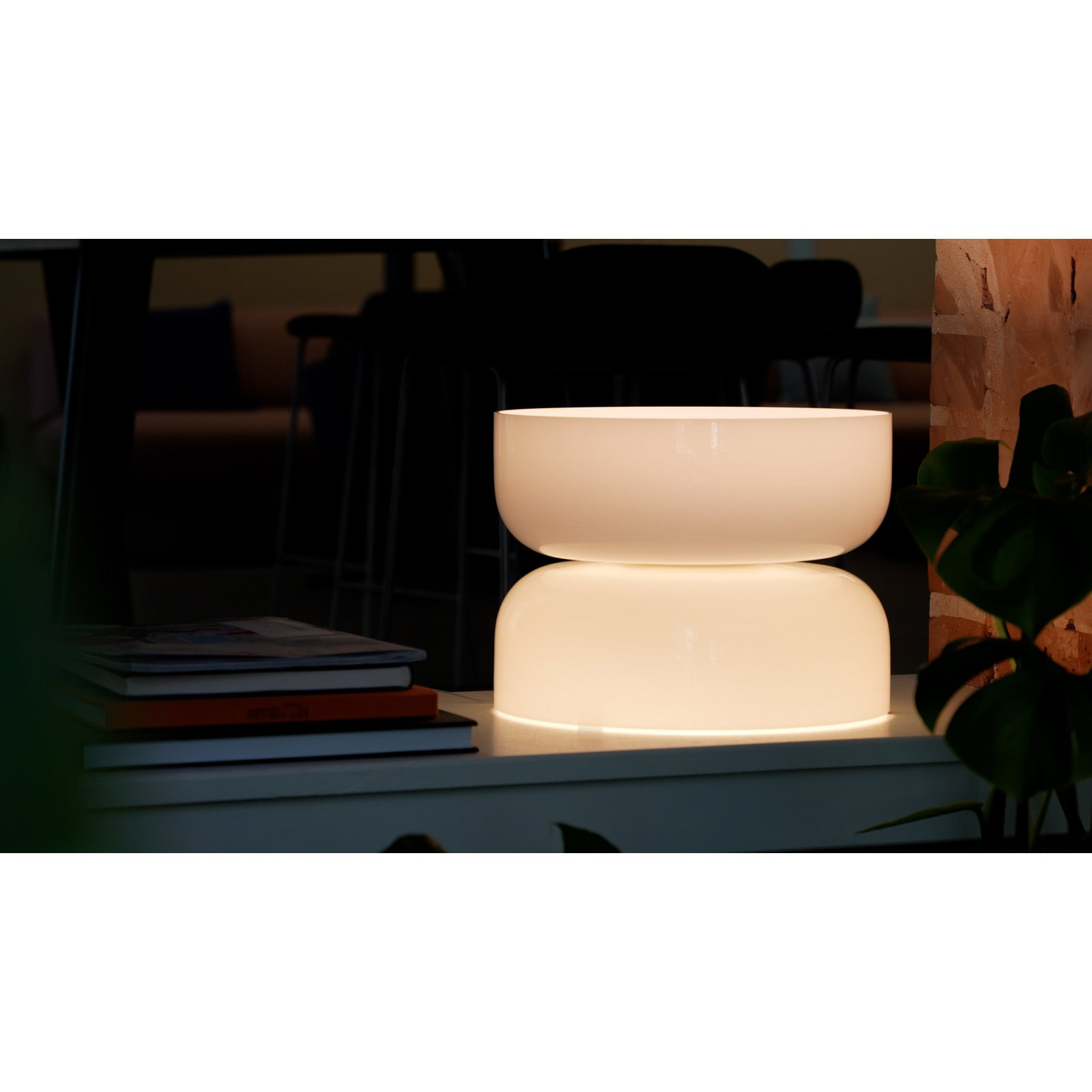 Totem Novelty Lamp, 8.5" H x 12" W x 12" D
