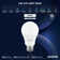 Luxrite A19 LED Light Bulb 9.5W=75W 5000K Bright White 1100LM Non-Dimmable Standard LED Light Bulbs E26 Enclosed Fixture Rated Damp Rated, ETL 24 Pack