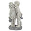 Young Sweethearts Kissing Children Garden Statue