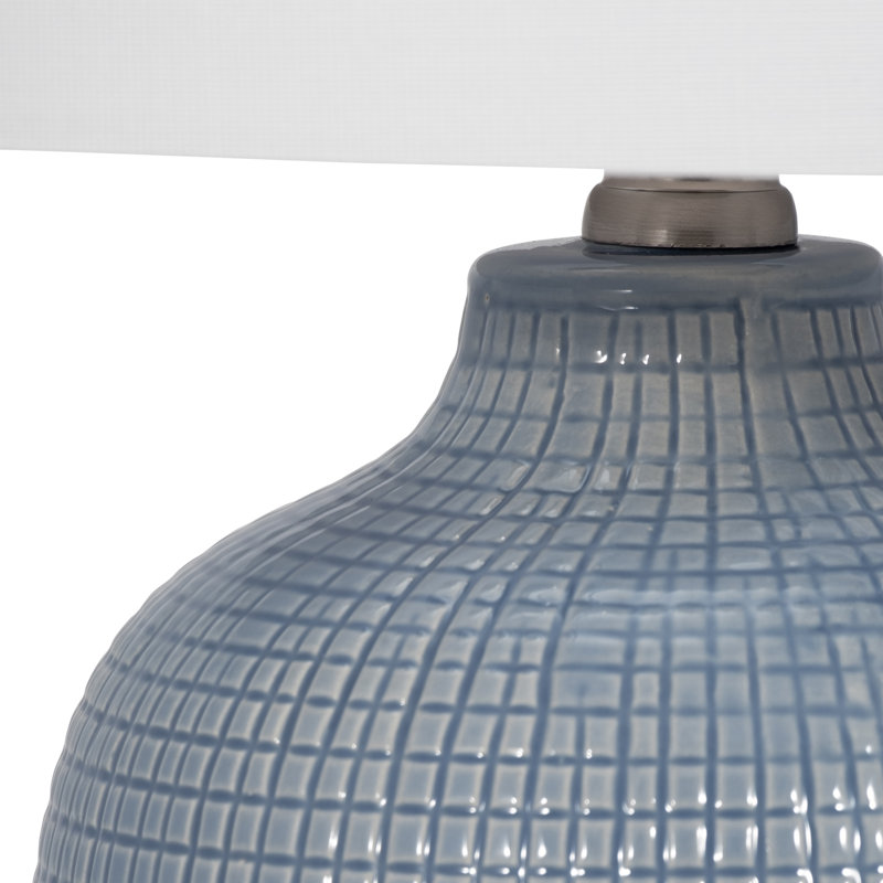 Lampe de table Harmanjit, Bleu