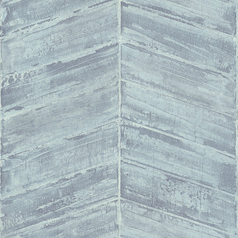 Adelphia Pearlescent Chevron Design 10m x 53cm, Blue