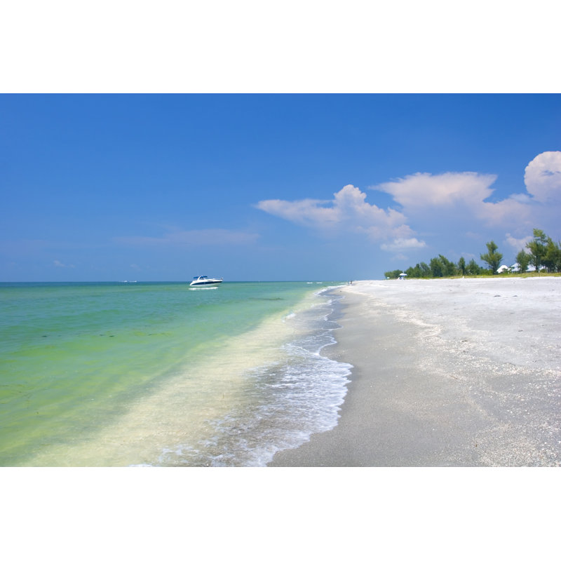 Tropical Beach - Sanibel Island, 30cm H x 46cm W