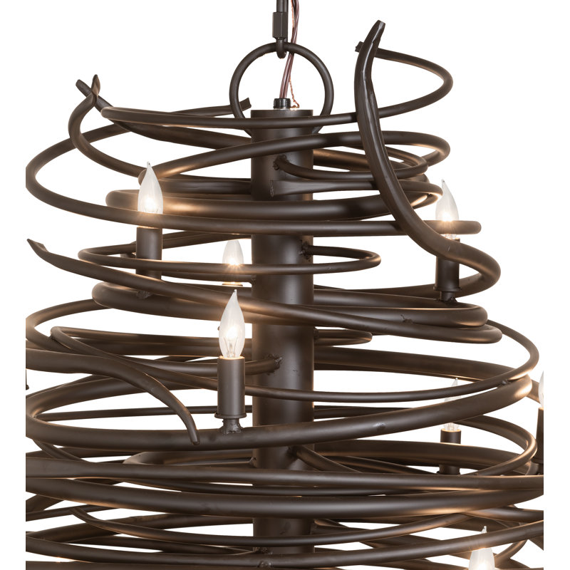 20 - Light Chandelier, Oil Rubbed Bronze