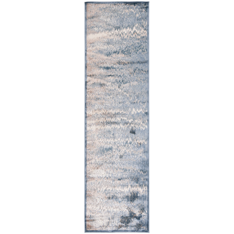 Trujillo Paradise Performance Abstract Rug, Runner 2'2" x 8'