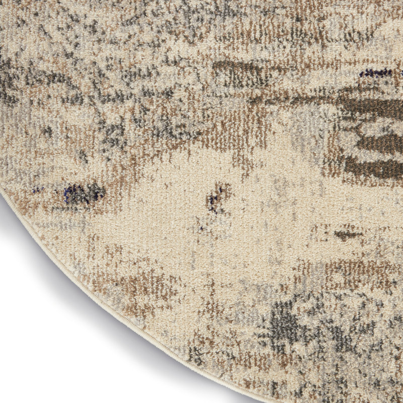Lani Abstract Indoor Rug, Round 5'3"